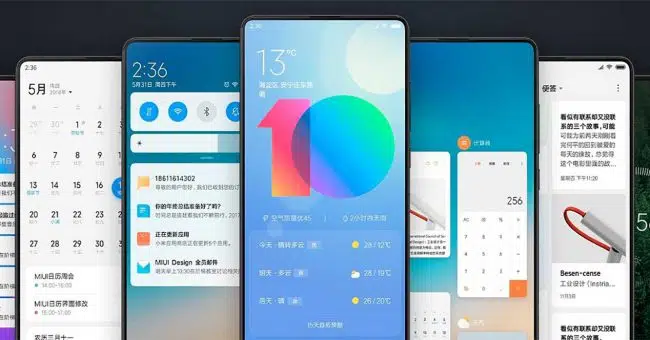moviles xiaomi con miui 10
