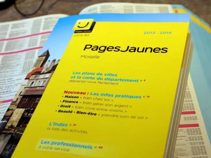 Pages jaunes et pages blanches différences et explications