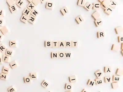 start now sign