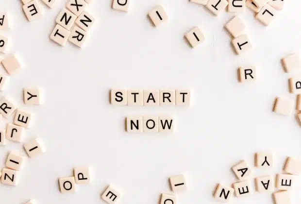 start now sign